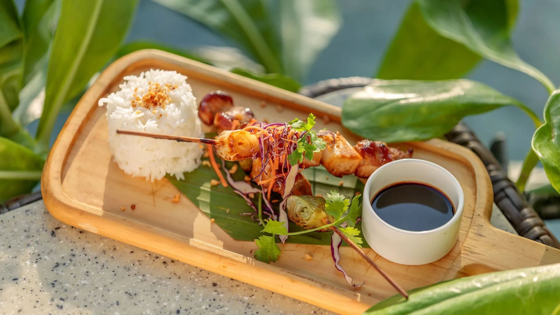 Mittagessen Asiatisch